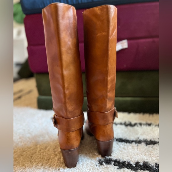 Michael by Michael Kors - Carney - Luggage Leather Studded Boot - Picture 7 of 9